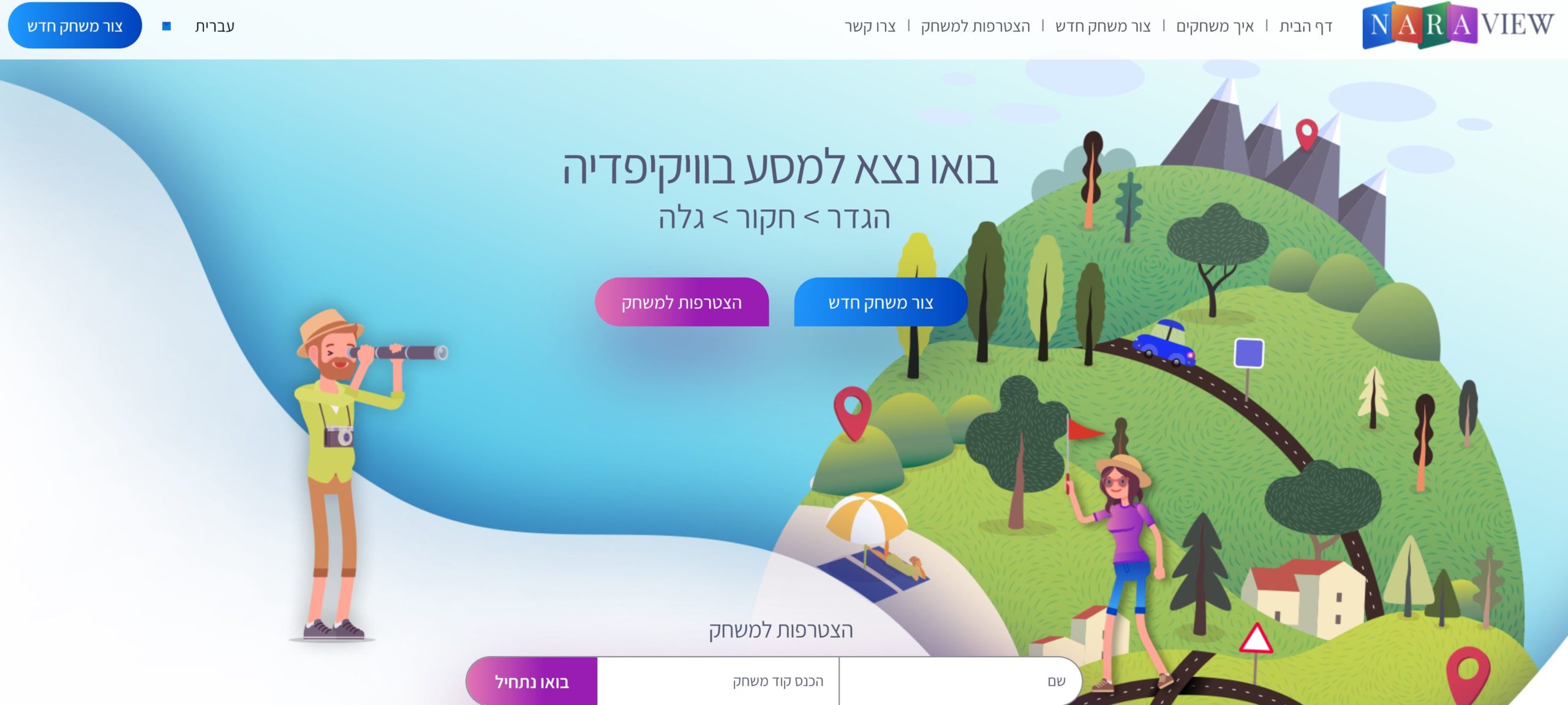 למידה מידענית משחקית: מרוץ ויקיפדיה Nara View