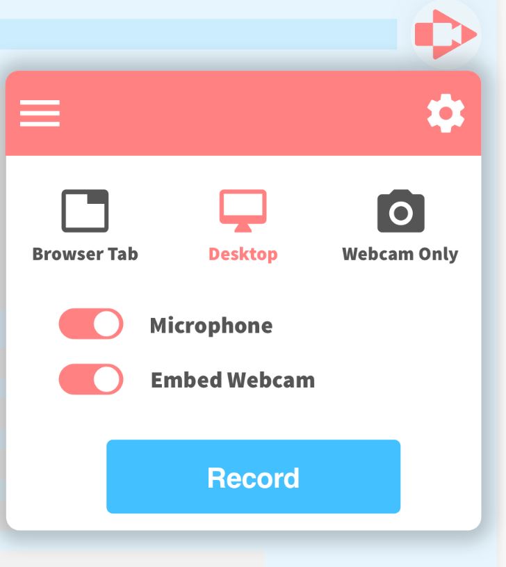 Screencastify מקליט מסך בלחיצת כפתור